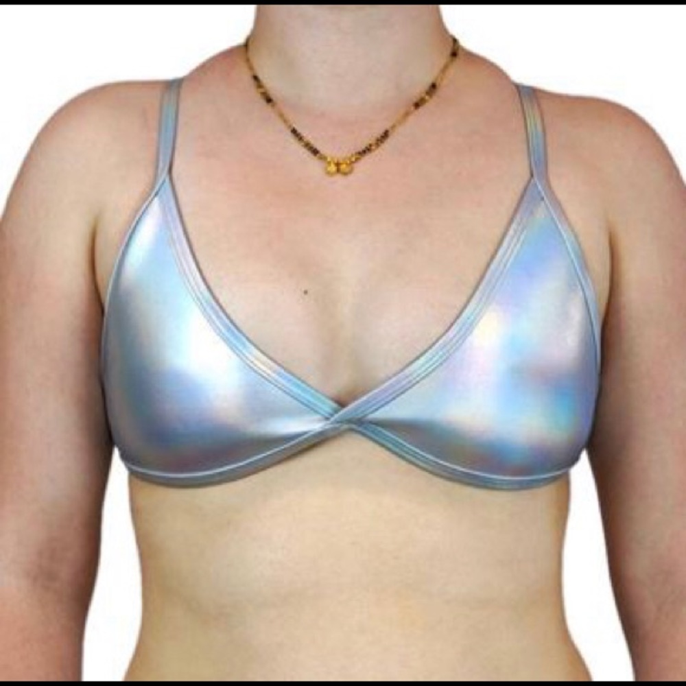 Hoaka Holographic Bikini Top